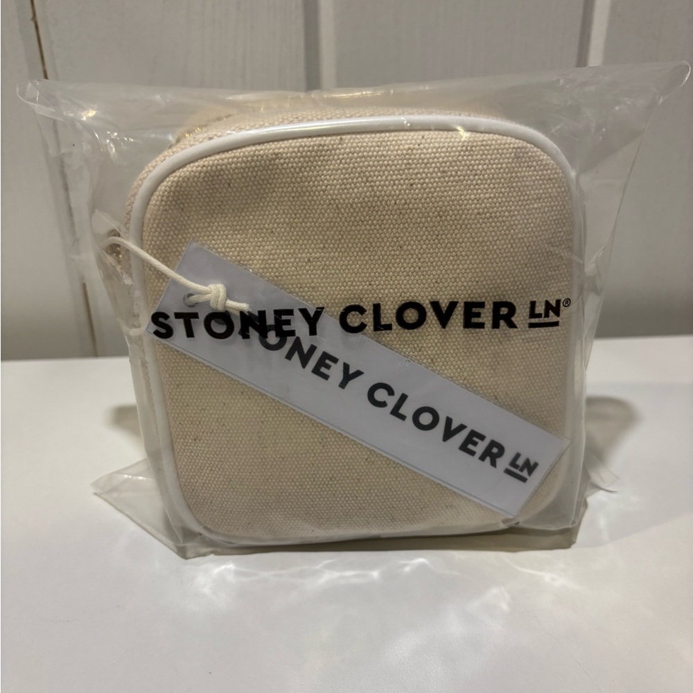 Stoney Clover Lane Canvas & Nylon Mini Pouch - Blanc (White)